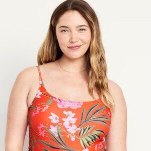 Maternity Scoop Neck One-Piece Swimsuit